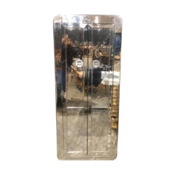 Wandkast Aluminium Zilver Met Planken -WOOOD Verkoopwinkel aluminium wandkast met planken witold lavis 02