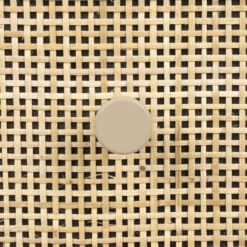 Beige Nachtkastje Met Rotan Lade -WOOOD Verkoopwinkel beige nachtkastje met rotan lade amaya bodio 05