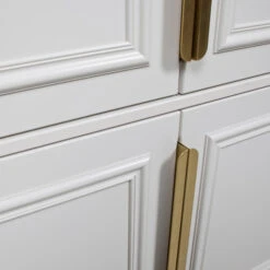 BePureHome Opbergkast Met Lambrisering -WOOOD Verkoopwinkel bepure organize witte bergkast met legplanken 07