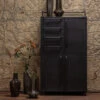 BePureHome Zwarte Kast Op Wielen -WOOOD Verkoopwinkel bepurehome black beauty zwarte kast op wielen 03 1