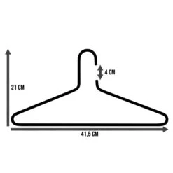 Kledinghanger RVS Set 3 St. -WOOOD Verkoopwinkel design kledinghanger 6 st spinder design senza 01 5