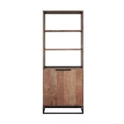 Teak Boekenkast Met Deuren -WOOOD Verkoopwinkel dtp home cosmo teak boekenkast met deuren 06