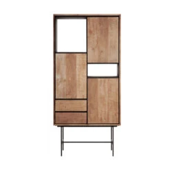 Hoge Teak Kast Met Vakken -WOOOD Verkoopwinkel dtp home metropole hoge teak kast met vakken 09