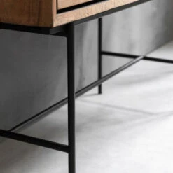 Hoge Wandkast Teakhout -WOOOD Verkoopwinkel dtp home metropole hoge wandkast teakhout 04