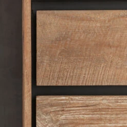 Hoge Wandkast Teakhout -WOOOD Verkoopwinkel dtp home metropole hoge wandkast teakhout 06