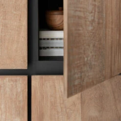 Teakhouten Opberkast -WOOOD Verkoopwinkel dtp home metropole teakhouten opberkast 02