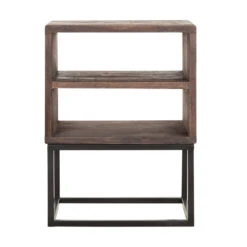 Open Nachtkastje Teakhout -WOOOD Verkoopwinkel dtp home timber open nachtkastje teakhout 02