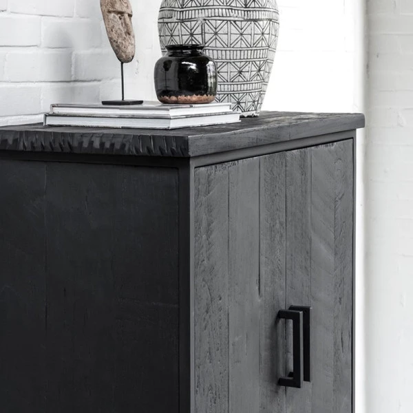 Zwarte Bergkast Teak Small 8 Zwarte Bergkast Teak Small - Afbeelding 6