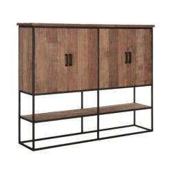 Bergkast Teakhout Large -WOOOD Verkoopwinkel dtp home timeless wandkast beam groot 01