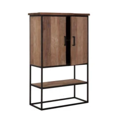 Bergkast Teakhout Small -WOOOD Verkoopwinkel dtp home timeless wandkast beam smal 02