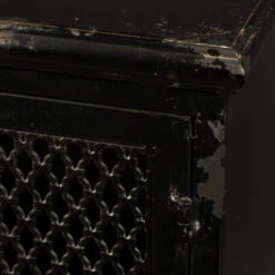 Laag Kastje Zwart Metaal -WOOOD Verkoopwinkel dutchbone denver lage zwart metalen wandkast 08