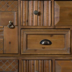 Vintage Wandkast Hout -WOOOD Verkoopwinkel dutchbone jove antieklook wandkast vurenhout 04