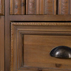 Vintage Wandkast Hout -WOOOD Verkoopwinkel dutchbone jove antieklook wandkast vurenhout 05