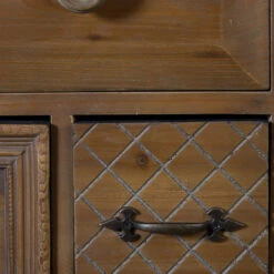 Vintage Wandkast Hout -WOOOD Verkoopwinkel dutchbone jove antieklook wandkast vurenhout 06