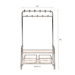 Metalen Staande Kapstok 17 Metalen Staande Kapstok -WOOOD Verkoopwinkel dutchbone lucius metalen staande kapstok 08