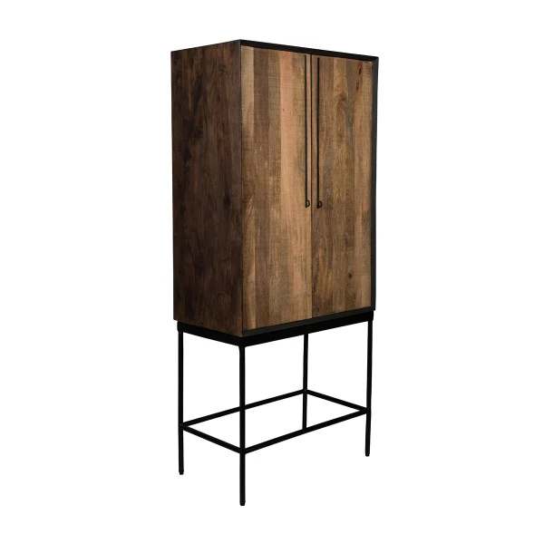 Houten Kast Op Hoge Poten 4 Houten Kast Op Hoge Poten - Afbeelding 2