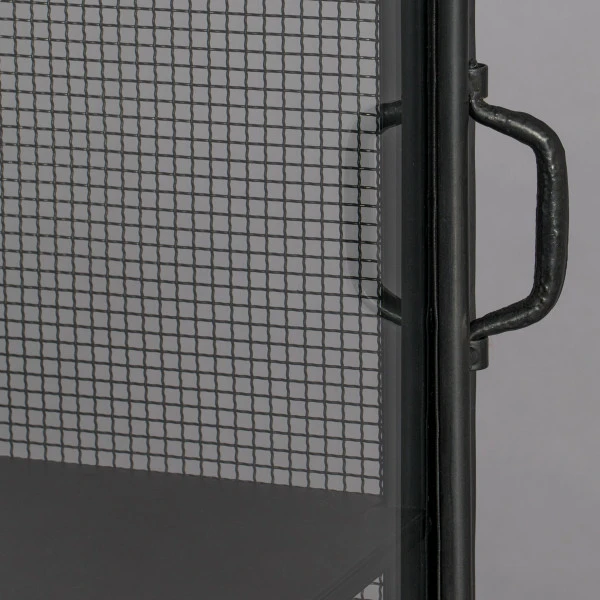 Vitrinekast Ovaal Zwart Staal 6 Vitrinekast Ovaal Zwart Staal - Afbeelding 4