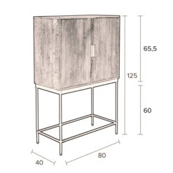 Mangohouten Kast Op Hoge Poten -WOOOD Verkoopwinkel dutchbone saroo mangohouten kast op hoge poten 10