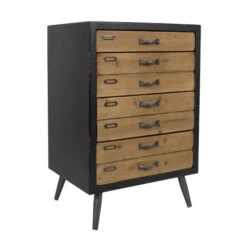 Halfhoge Ladekast -WOOOD Verkoopwinkel dutchbone sol halfhoge ladekast 02 1