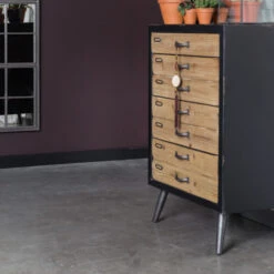 Halfhoge Ladekast -WOOOD Verkoopwinkel dutchbone sol halfhoge ladekast 07 1