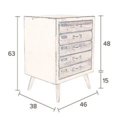 Laag Ladekastje -WOOOD Verkoopwinkel dutchbone sol laag ladekastje 09