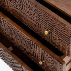 Ladekast Met Houtsnijwerk -WOOOD Verkoopwinkel eleonora isa ladekast met houtsnijwerk 04