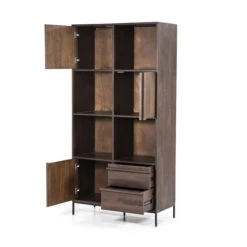 Kast Donker Mango Hout -WOOOD Verkoopwinkel eleonora jimmy kast donker mango hout 09