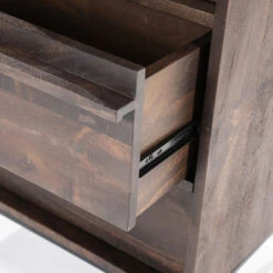 Smalle Kast Donker Mango Hout -WOOOD Verkoopwinkel eleonora jimmy smalle kast donker mango hout 05