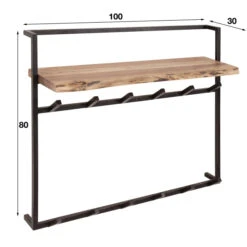 Grote Kapstok Met Boomstam Plank -WOOOD Verkoopwinkel grote kapstok met boomstam plank air solid santa 04