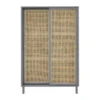 Webbing Kast Met Schuifdeuren -WOOOD Verkoopwinkel hkliving grijze kast met webbing schuifdeuren 01 1