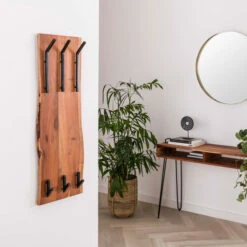 Houten Boomstamkapstok Verticaal -WOOOD Verkoopwinkel houten boomstamkapstok poca santa 02 1