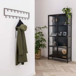 Metalen Kapstok Met Veel Haken -WOOOD Verkoopwinkel industriele wandkapstok metaal industry santa 03 1