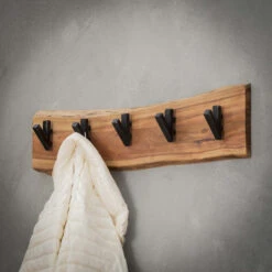 Kapstok Acaciahout Boomstam Plank