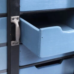 Stalen Ladekast Industrieel -WOOOD Verkoopwinkel kare design art factory industriele zwarte kast 09