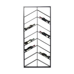 Zwart Wijnrek Van Metaal