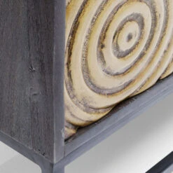 Gouden Wandkast Snijwerk -WOOOD Verkoopwinkel kare design circulo gouden wandkast snijwerk 83835 004