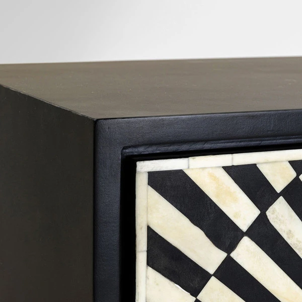 Design Wandkast Zwart-wit 8 Design Wandkast Zwart-wit - Afbeelding 6