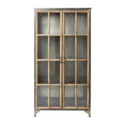 Vitrinekast Industrieel Staal