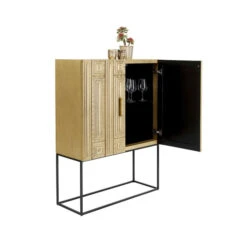 Gouden Wandkast Ornamenten -WOOOD Verkoopwinkel kare design marrakesh wandkast gouden ornamenten 04