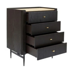 Zwarte Design Ladenkast -WOOOD Verkoopwinkel kare design milano zwarte design ladenkast 08