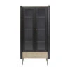 Zwarte Design Vitrinekast