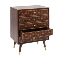 Retro Ladenkast Mangohout -WOOOD Verkoopwinkel kare design muskat retro ladenkast mangohout 03 2