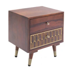 Retro Nachtkastje Met Goud -WOOOD Verkoopwinkel kare design muskat retro nachtkastje met goud 02