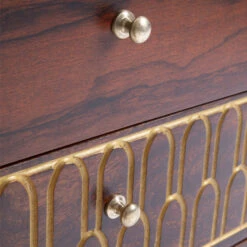 Retro Nachtkastje Met Goud -WOOOD Verkoopwinkel kare design muskat retro nachtkastje met goud 06