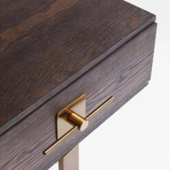 Nachtkastje Hout Met Messing -WOOOD Verkoopwinkel kare design osaka nachtkastje hout met messing 83875 002 2