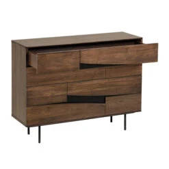 Walnoothouten Ladekast -WOOOD Verkoopwinkel kave home cutt walnoothouten ladekast 05