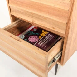 Nachtkastje Van Licht Hout -WOOOD Verkoopwinkel kave home delsie nachtkastje van licht hout 03