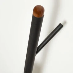 Walnoot Kapstok Met Tafeltje -WOOOD Verkoopwinkel kave home marcolina haltafel met kapstok 03