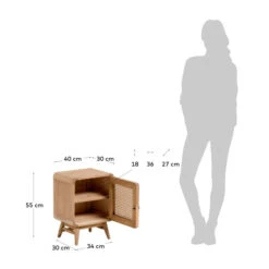 Houten Nachtkastje Met Webbing 19 Houten Nachtkastje Met Webbing -WOOOD Verkoopwinkel kave home nalu houten nachtkastje met webbing 13