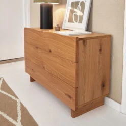 Eiken Boomstam Ladekast -WOOOD Verkoopwinkel kave home rasha eiken boomstam ladekast 02